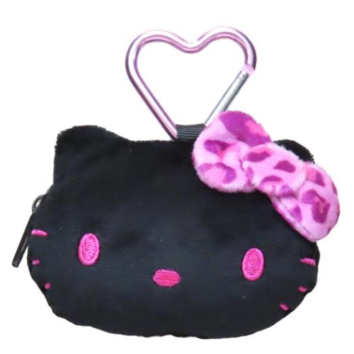 ハローキティ　ハート　ペアクッション　ヒョウ柄 ハローキティ ハート ペアクッション ヒョウ柄