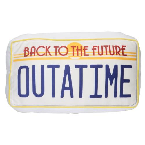 希少】バック・トゥ・ザ・フューチャー ナンバープレート クッション