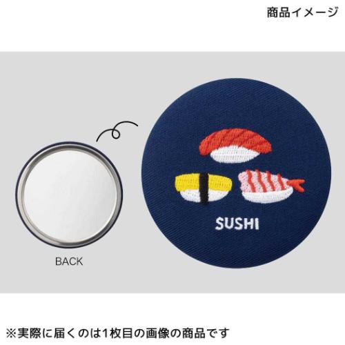おみやげニッポン 手鏡 刺繍ミラー 富士山 かわいい グッズ メール便可