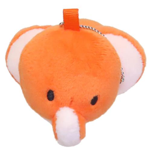 マスコット ウインナーぬいぐるみキーホルダ− ぞうさん かわいい