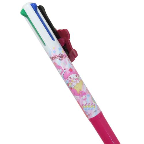 マイメロディ ボールペン マスコット付き4色ボールペン スイーツ