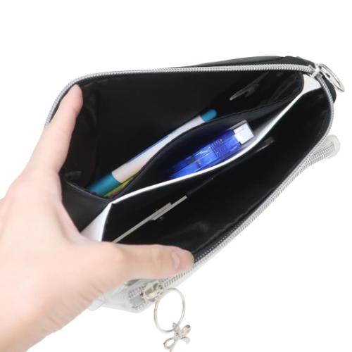 ペンケース ピタッとオープンポケットペンポーチ メルティリボン