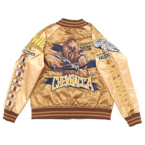 スターウォーズ アウター スカジャン L ブラウンアグレッシブ STAR WARS キャラクター グッズ