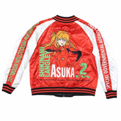 エヴァンゲリオン アウター スカジャン L 式波 アスカ ラングレー アニメキャラクター グッズ