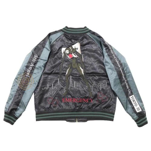 エヴァンゲリオン アウター スカジャン L 第4の使徒 アニメキャラクター グッズ