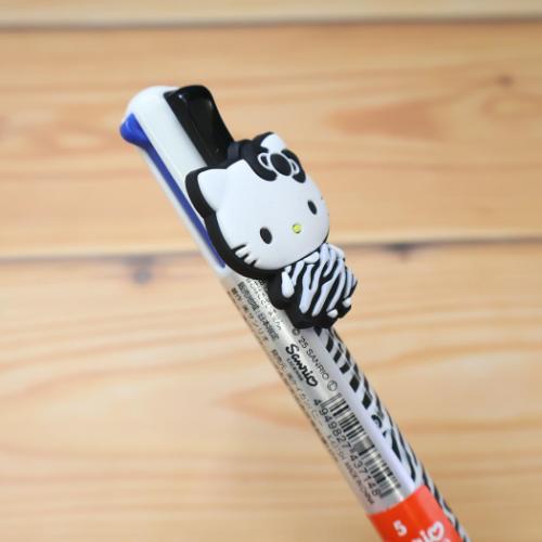ハローキティ ボールペン マスコット付き4色ボールペン ゼブラ