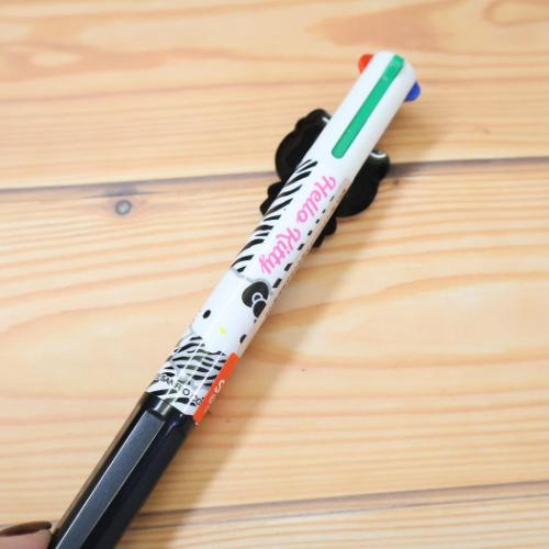 ハローキティ ボールペン マスコット付き4色ボールペン ゼブラ