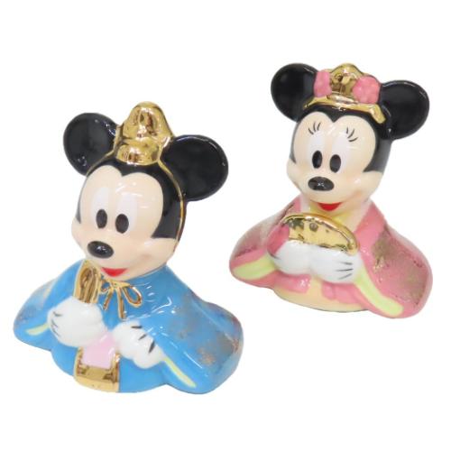 ミッキー＆ミニー 雛人形 磁器製 ひな人形 ディズニー キャラクター グッズ_1