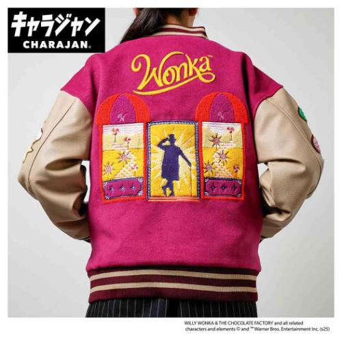 ウォンカ アウター スタジャン 3L チョコレートマジック 映画キャラクター グッズ