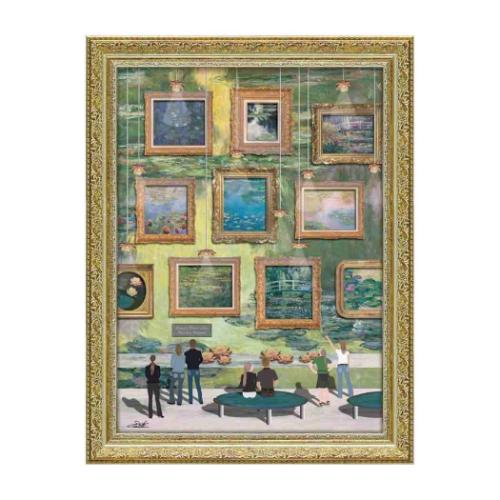 白石 創多 名画 オマージュアート モネ睡蓮のパラダイスミュージアム 取寄品 ギフト インテリア 日本製 グッズ 取寄品 14,652円