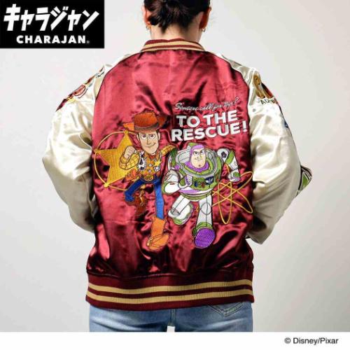 トイストーリー アウター スカジャン バズアンドウッディ ディズニー キャラクター グッズ