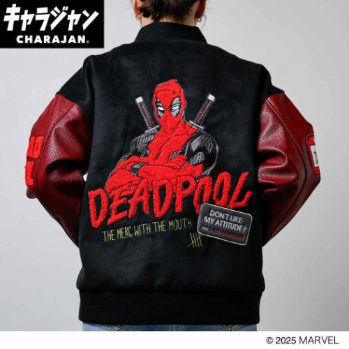 デッドプール アウター スタジャン MARVEL キャラクター グッズ