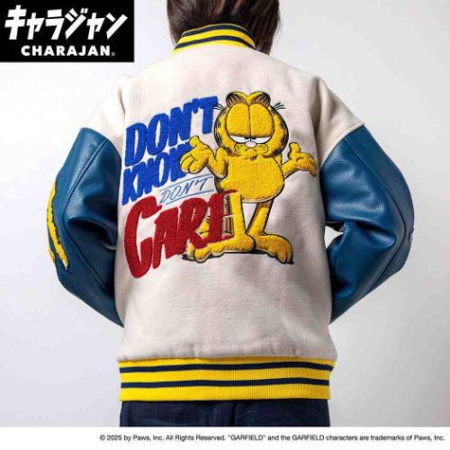 ガーフィールド アウター スタジャン ドントケアガーフィールド キャラクター グッズ