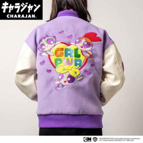 パワーパフガールズ アウター スタジャン ガールズパワーハート キャラクター グッズ