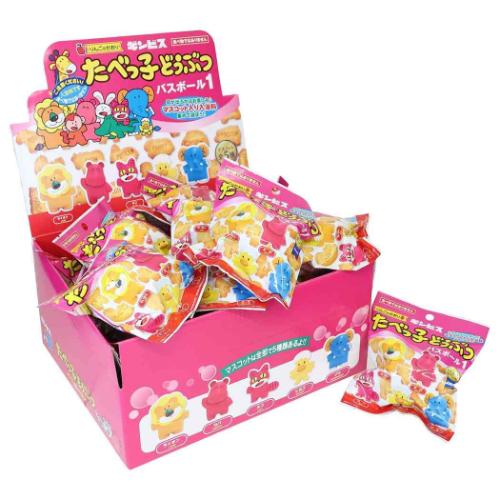 たべっ子どうぶつ 入浴剤 バスボール 1 全5種 24個入セット BOX 子供とお風呂 ギンビス 9,928円