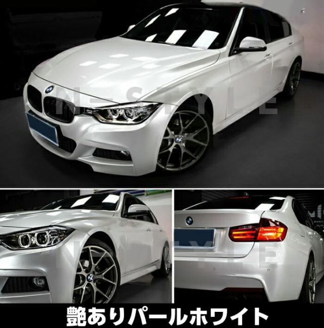 カーラッピングシート152ｃｍ×20ｍ　艶ありパールホワイト　ラッピングフィルム　耐熱耐水曲面対応裏溝付_3
