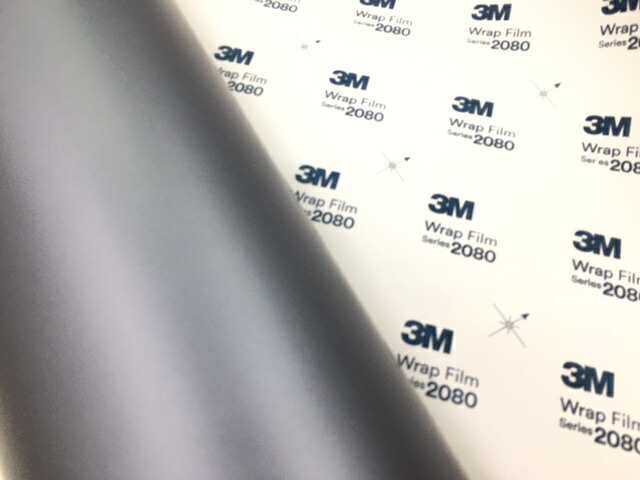 3M ラッピングシート 152cm×25m マットシルバー 2080シリーズM21 艶 