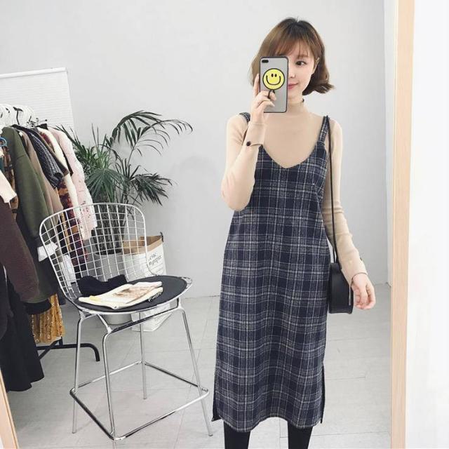 チェックワンピース ワンピース レトロ 大人可愛い 格子柄 シック ロングワンピースの通販はau Pay マーケット Cho