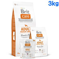 ＼ ポイント10倍 ／ Britケア ラム＆ライス アダルト M 3kg( 1kg × 3個 ) 【 BritCare / ブリットケア 】 の通販は 4,655円