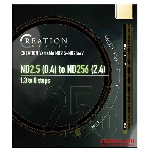 マルミ CREATION VARIABLE ND2.5-ND256 V 82mm - 交換レンズ用フィルター