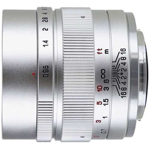 中一光学 SPEEDMASTER 35mm F0.95 II フジフイルムX シルバー《納期約１−２週間》 着後レビューで 送料無料