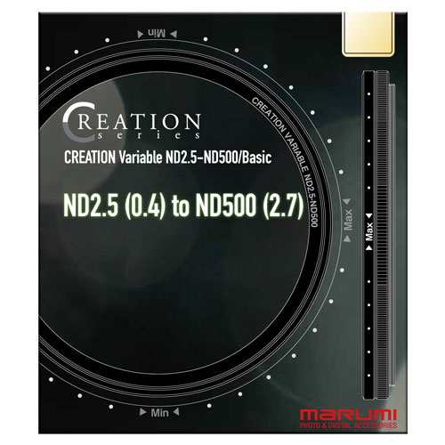 マルミ CREATION VARIABLE ND2.5-ND500 Basic 82mm - 交換レンズ用