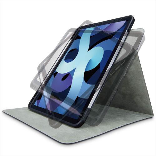 エレコム TB-A20MSA360BK レザーケース 手帳型 ブラック 〔iPad Air