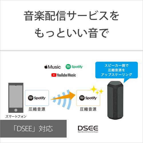 ソニー Bluetooth ワイヤレススピーカー SRS-XE300 BC ブラック