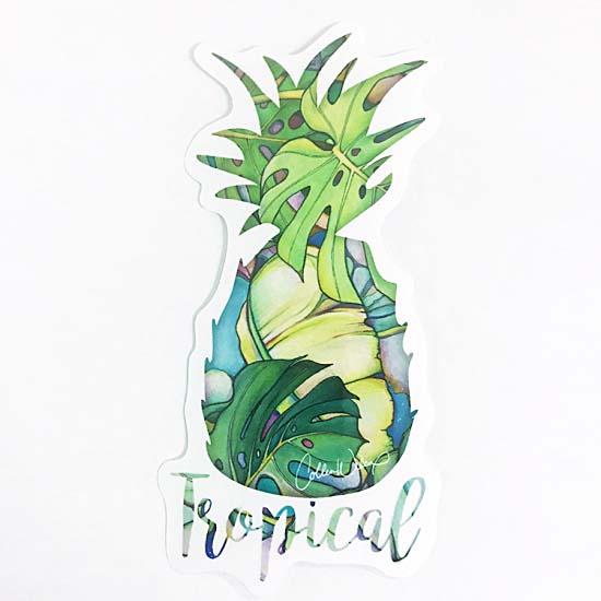 コリーンウィルコックス ステッカー 防水 野外使用ok カーステッカー ハワイアン雑貨 パイナップル パイン 車 シール アート おしゃれ かの通販はau Pay マーケット ｌａｚｙ ｍａｇｎｏｌｉａ