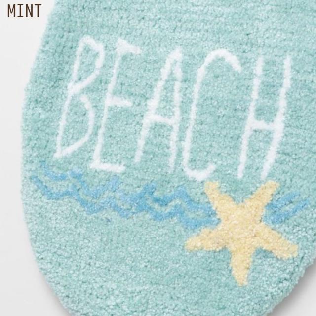 【お名前刺繍サービス】〈２点セット〉貝殻柄 : フライングタイガーミニチュア ビーチチェア2点セット