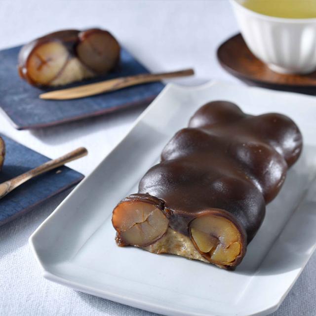 栗利久 -雅- 2本 栗餡 渋皮煮 黒糖羊羹 羊かん 国産 宮崎 スイーツ 和菓子 和スイーツ 母の日 父の日 中元 歳暮 プレゼント ギフト 御歳暮ギフト