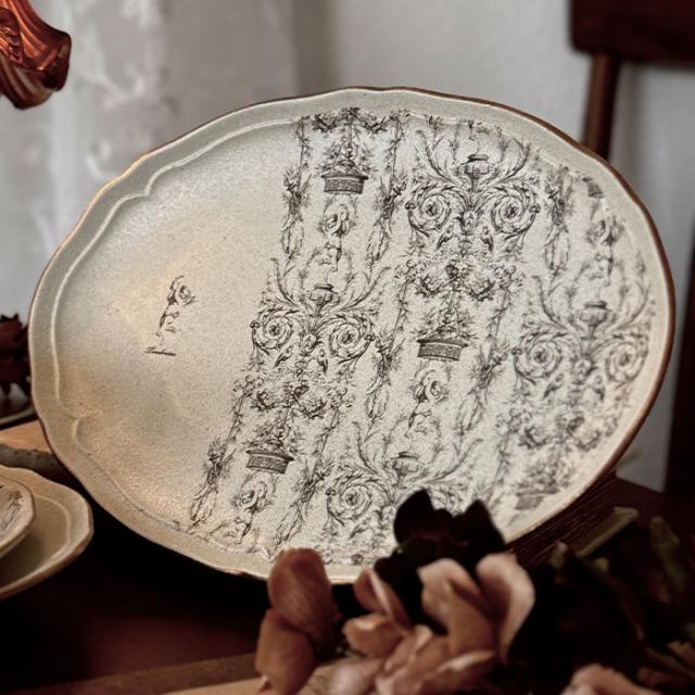 【ROYTIQUE（ロイティーク）】Angelot Patina Series 23.5 Oval Plate（2枚） プレート お皿 食洗機対応