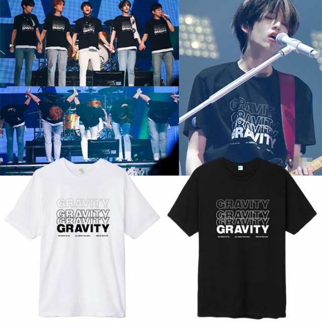 Day6世巡gravity コンサート週辺半袖tシャツ 韓国ファッション 男女兼用 トップス メンズ レディース 応援服の通販はau Pay マーケット F Star Au Pay マーケット店