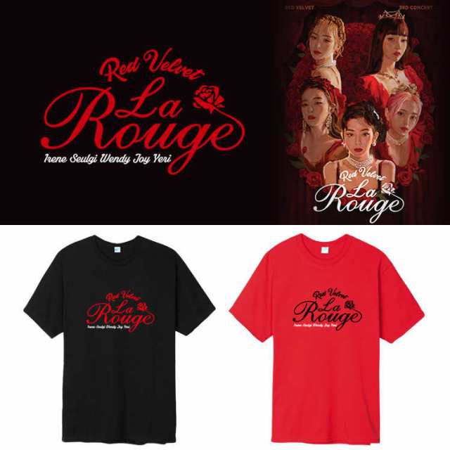 Red Velvetコンサートla Rouge 週辺半袖tシャツ 韓国ファッション 男女兼用 ホワイト トップス メンズ レディース 応援服の通販はau Pay マーケット F Star Au Pay マーケット店