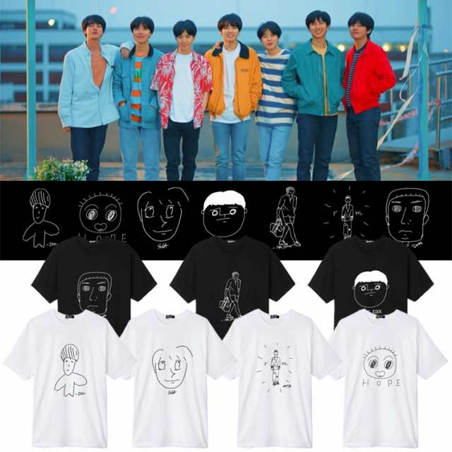 Bts 防弾少年団 自画像週辺半袖tシャツ 韓国ファッション 男女兼用 トップスの通販はau Pay マーケット F Star Au Pay マーケット店