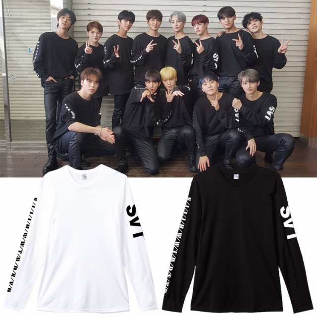 Seventeen週辺日巡 Fm長袖tシャツ 韓国ファッション 男女兼用 トップス 応援服の通販はau Pay マーケット F Star Au Pay マーケット店