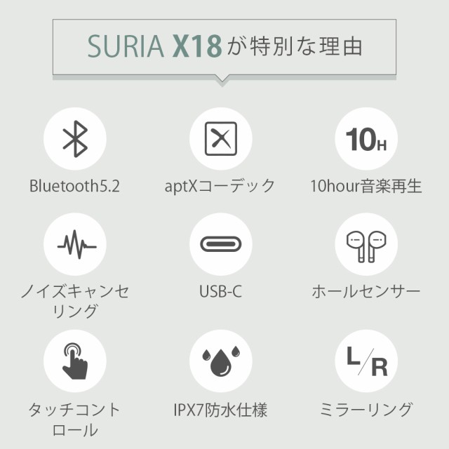 Bluetooth5.2 2021最新型」ワイヤレスイヤホン ブルートゥースイヤホン