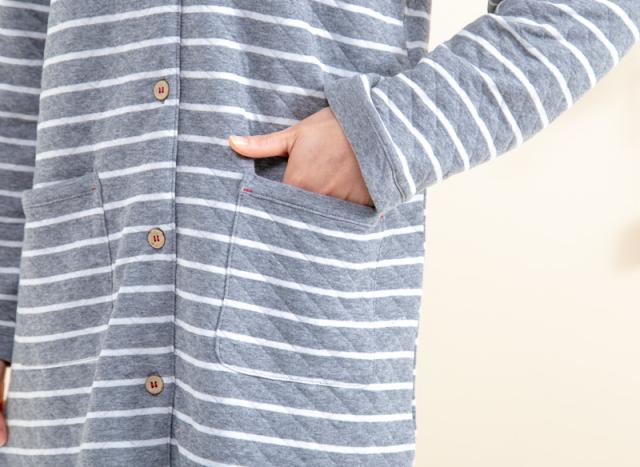 肌に優しい綿100 中わたキルト 長袖 前開き ワンピース 冬 冬向き商品 ネグリジェ 部屋着 ルームウェア レディース 女性の通販はau Pay マーケット 部屋着の時間