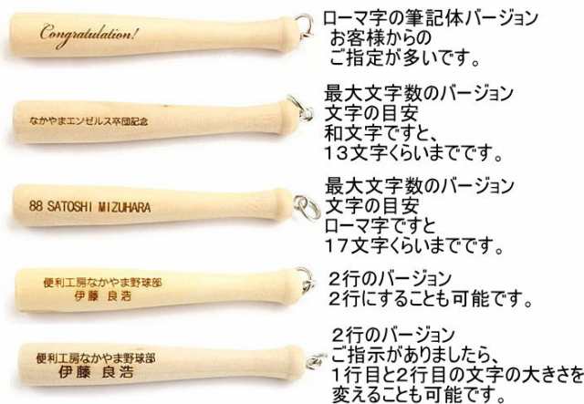 卒団 記念品 名入れＯＫ 野球キーホルダー/野球のバットとボールが超リアル/バットに名入れ可の通販はau PAY マーケット - 便利工房なかやま