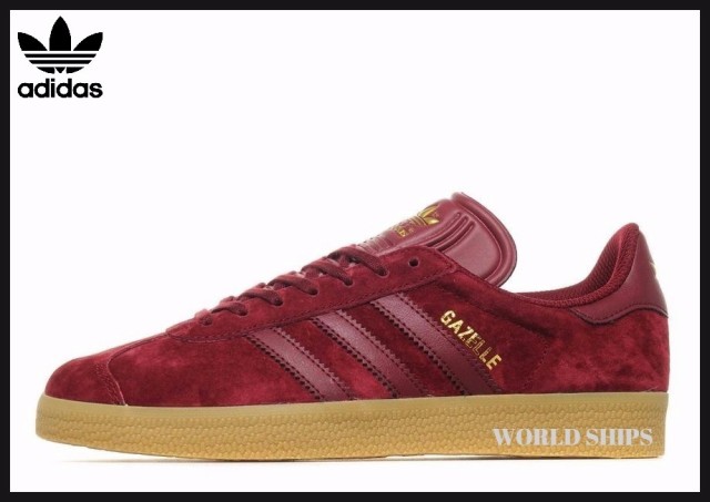 ガゼル アディダス スニーカー Adidas Originals Gazelle スエード レッド 限定品 海外限定 正規品の通販はau Pay マーケット World Ships