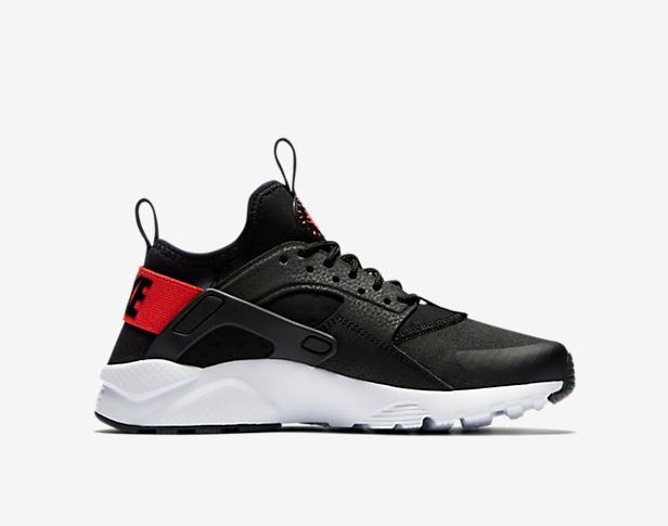 huaraches black and orange