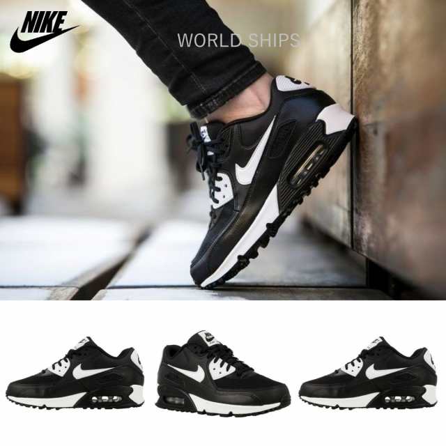 ナイキ エア マックス 90 ナイキ スニーカー レディース Nike Air Max 90 ナイキ エアマックス90 メンズ Essential Black White Metallicの通販はau Pay マーケット World Ships