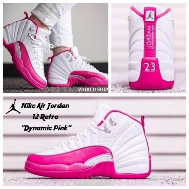 プレミア付き エア ジョーダン ナイキ スニーカー Nike Air Jordan 12 Retro Gg Dynamic Pink ホワイト ピの通販はau Pay マーケット World Ships