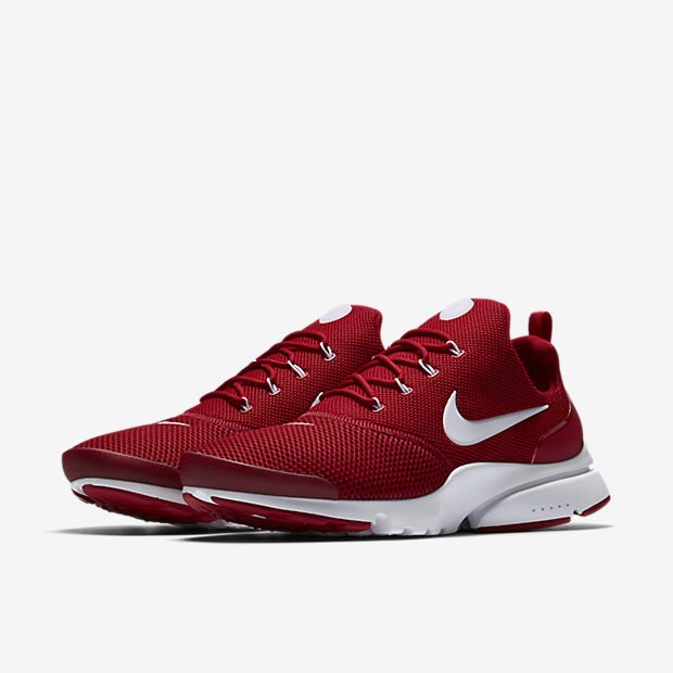 nike presto fly red and white