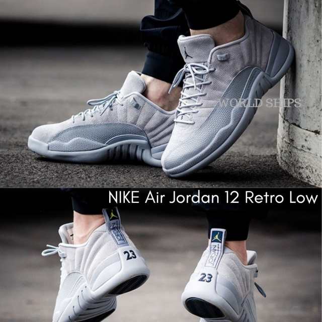 jordan 12 grey low