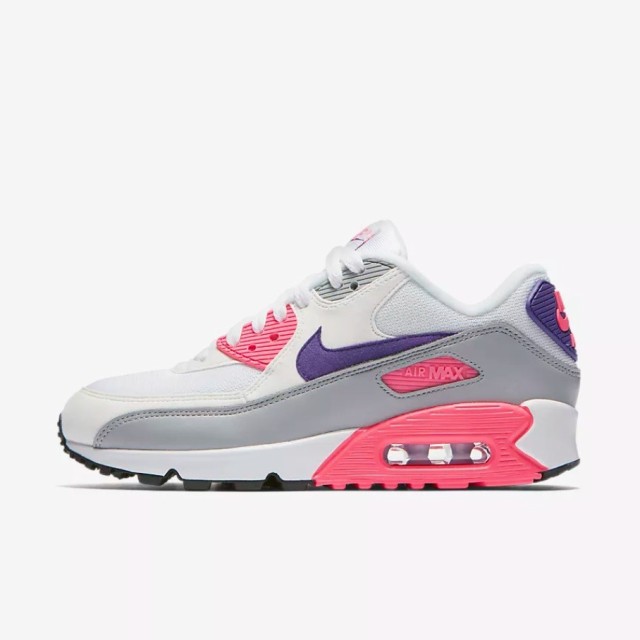 ナイキ エアマックス90 レディース ナイキ スニーカー Nike Air Max 90 White Court Purple Wolf Gray Laster Pink 海外限定の通販はau Pay マーケット World Ships