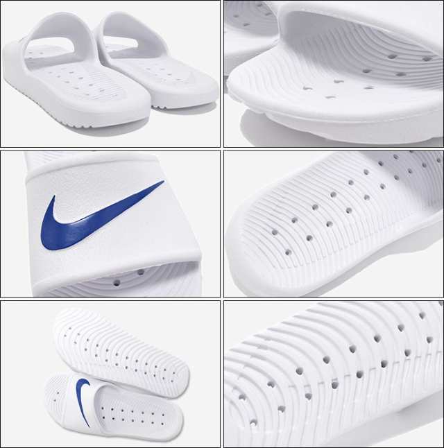 nike kawa shower white