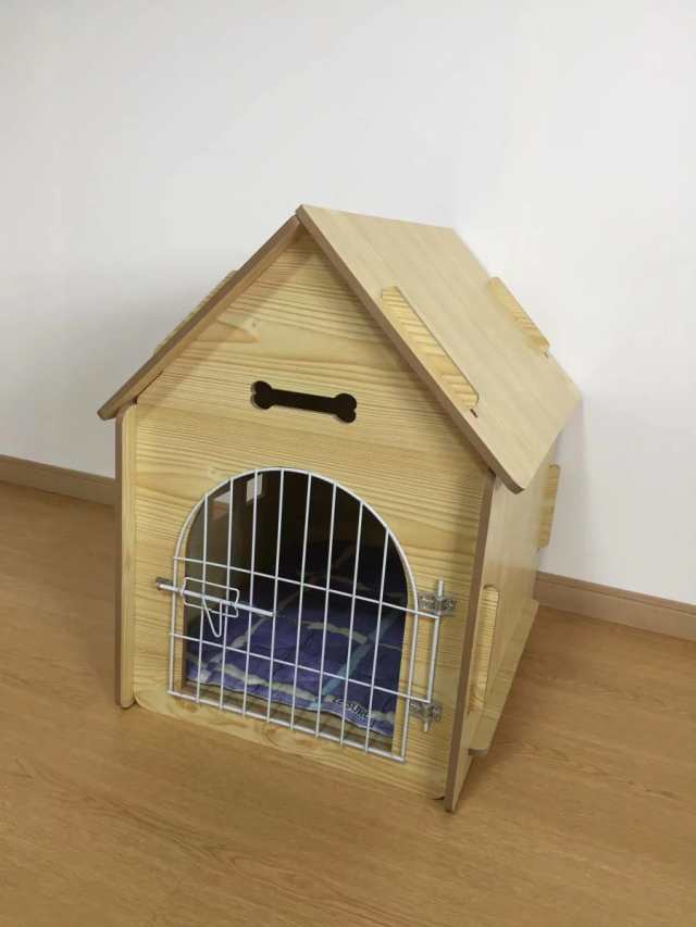 木製　犬小屋　北欧風　ペットハウス　おしゃれ　かわいい　簡易　犬舎　室内　屋外｜au PAY マーケット