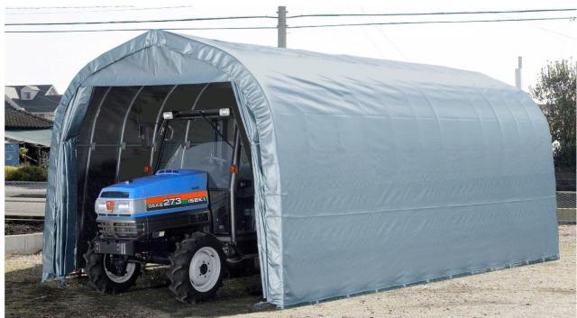 南栄工業 パイプ倉庫 GR-192H 埋め込み式 約5.8坪　【法人送料無料】の通販は