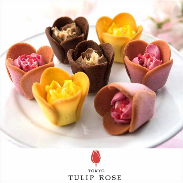 東京限定 チューリップ ローズ Tokyo Tulip Rose 6個入 話題のスイーツ 贈答品 のし無料 袋付き お祝いの通販はau Pay マーケット 時代商店